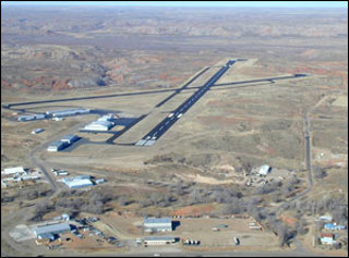 Aerial View of The Hutchinson County Airport